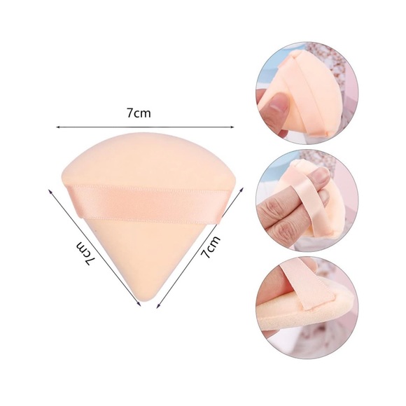 6 Pieces Powder Puff Face Triangle Makeup Puff Cosmetic Foundation Sponge - Picture 4 of 9